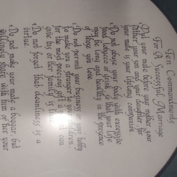 Antique framed wall picture , wedding gift,  marriage - Picture 9 of 11